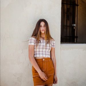 Selling brown skirt size s